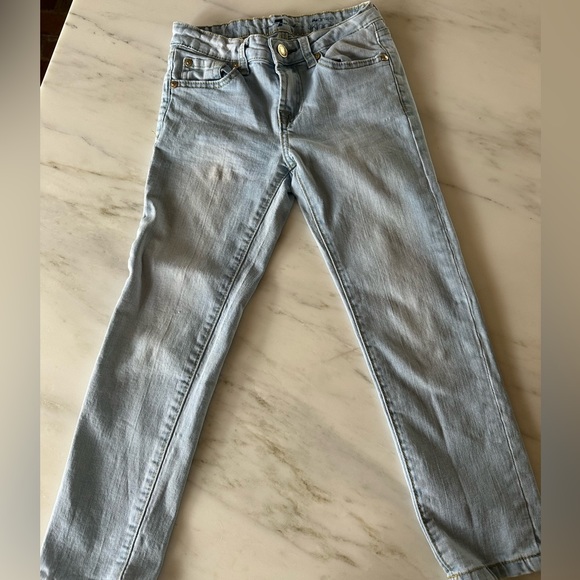 7 For All Mankind Big Girls' The Skinny Jeans Size 8 - Picture 3 of 10